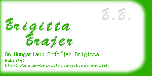 brigitta brajer business card